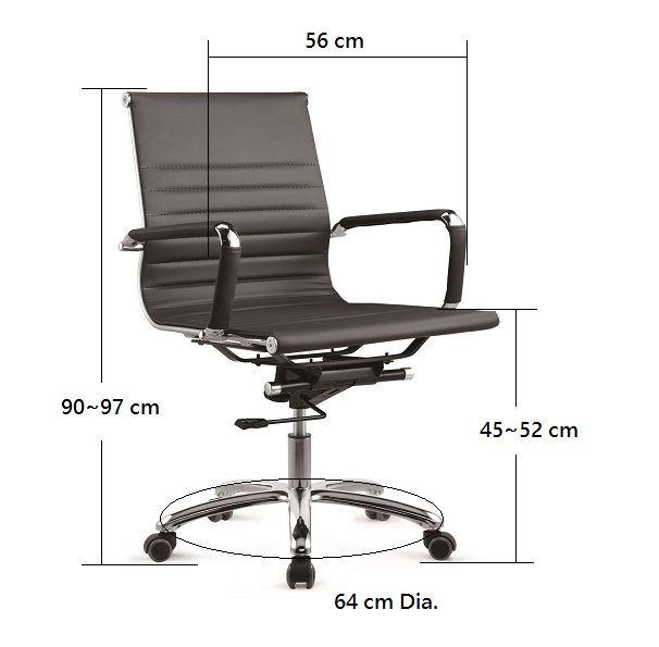 JC 辦公椅尺寸